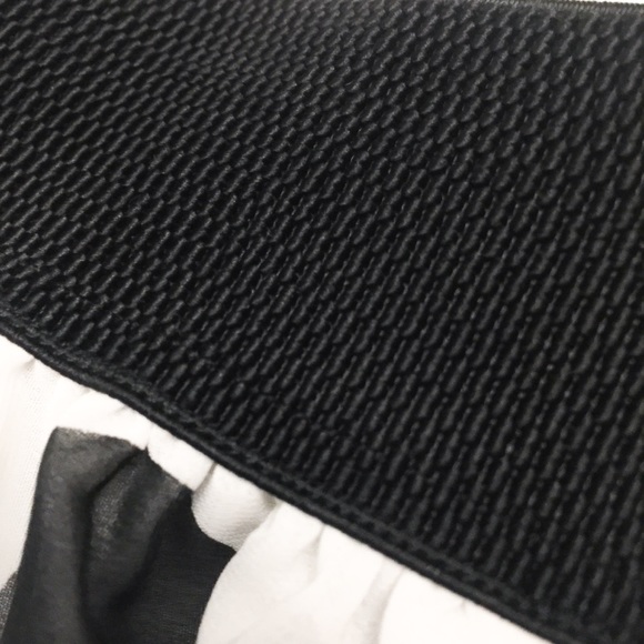 💃GONE💃Black White Polka Dot Lined Maxi Skirt - Picture 4 of 8